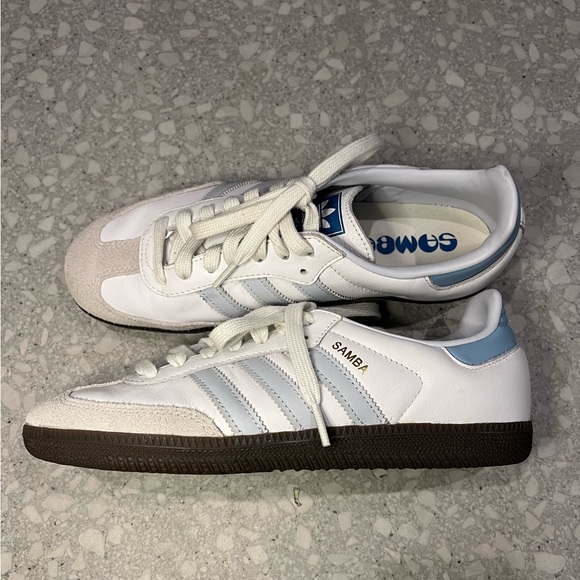 Samba OG "White / Halo Blue" M 7 W 8 - Picture 5 of 6